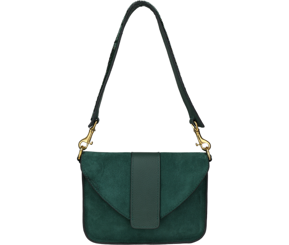 Sustainable Suede Shoulder Bag - Keentu