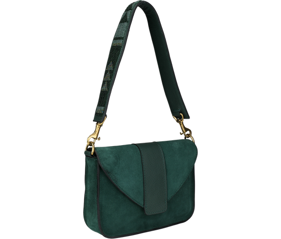 Ethical Suede Shoulder Bag - Keentu