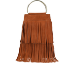 Load image into Gallery viewer, Ethical Leather Fringe Bag - Keentu