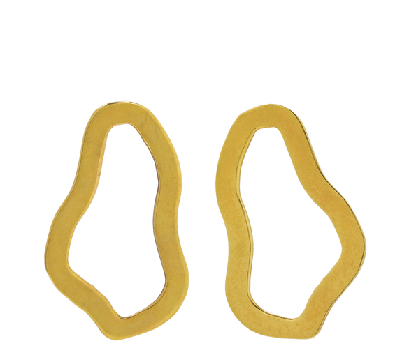 Ethical Squiggle Stud Earring - Keentu