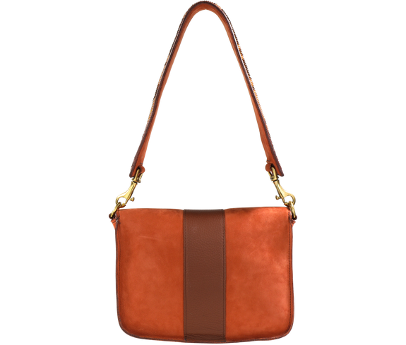 Sustainable Suede Shoulder Bag - Keentu