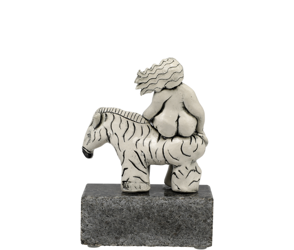 Sustainable Lady on Zebra - Keentu