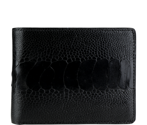 Sustainable Ostrich Shin Billfold Wallet - Keentu