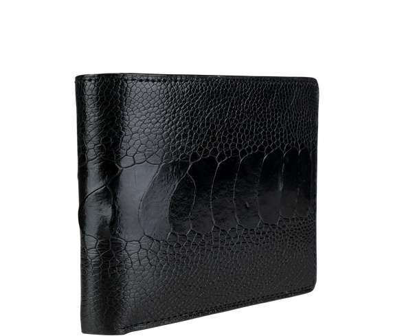 Sustainable Ostrich Shin Billfold Wallet - Keentu