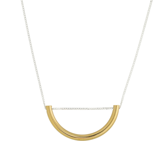 Sustainable Semi Circle Necklace - Keentu