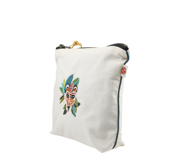 Sustainable Pink Leopard Pouch - Keentu