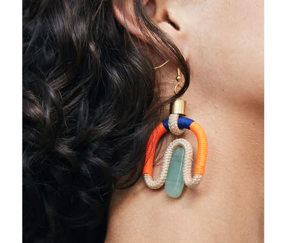 Sustainable Aventurine Earrings - Keentu
