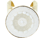 Load image into Gallery viewer, Ethical Beaded Circle Cuff - Keentu
