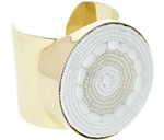 Load image into Gallery viewer, Sustainable Beaded Circle Cuff - Keentu