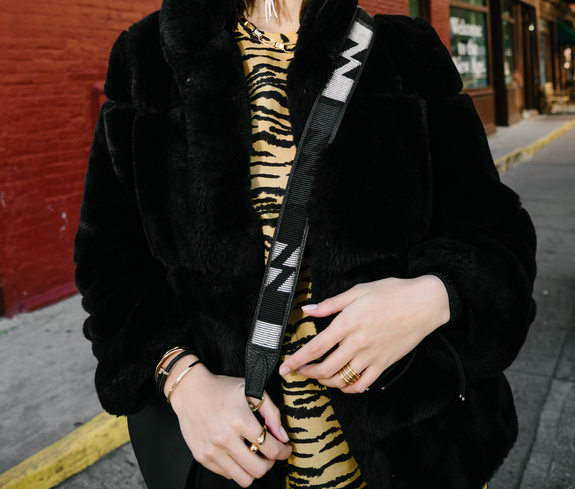 Beaded Strap Crossbody Bag - Keentu