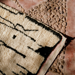 Load image into Gallery viewer, Black Symbols Moroccan Rug