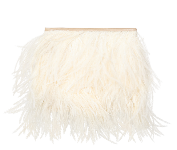Ostrich Feather Bag Sustainable - KEENTU