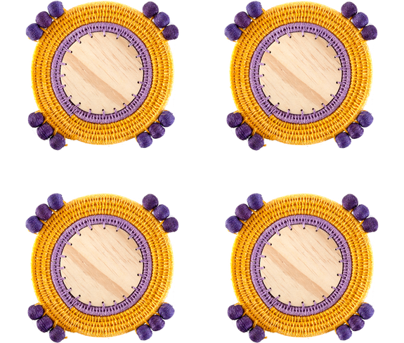 Ethical Pom-pom coaster - Keentu