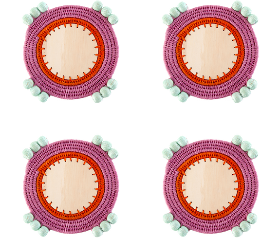 Ethical Pom-pom coaster - Keentu