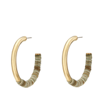 Load image into Gallery viewer, Cow Horn Disk Hoops - Keentu