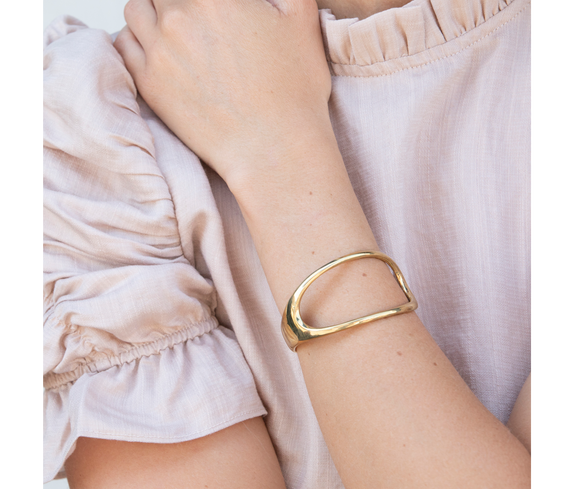 Ethical Open Oval Bracelet - Keentu