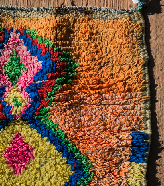 Orange Moroccan Rug