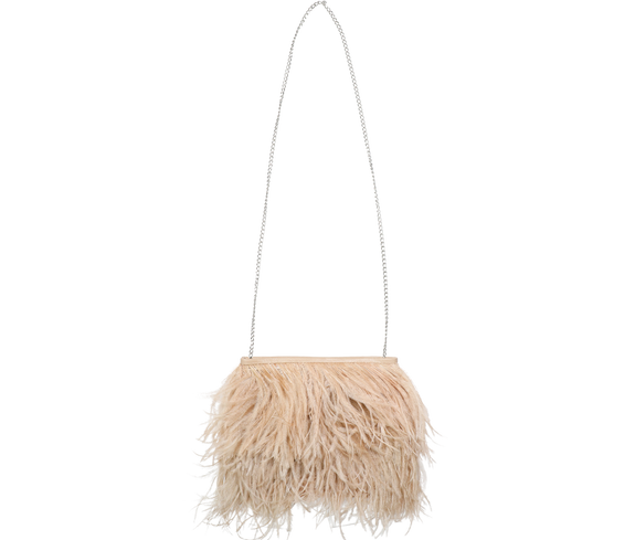 Ostrich Feather Bag Sustainable - KEENTU