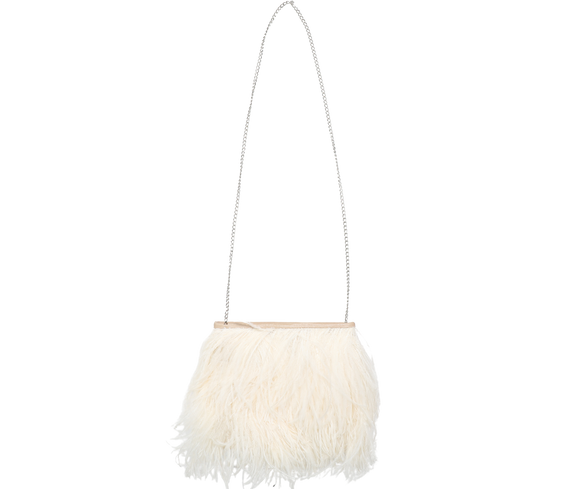 Ostrich Feather Bag Sustainable - KEENTU