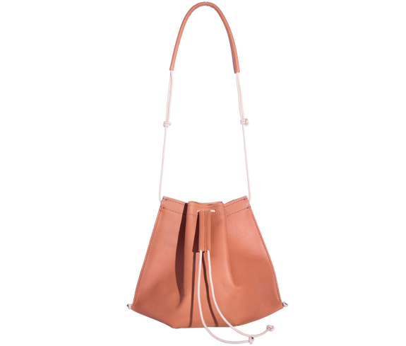 Handbag Brown Sailing Rope Drawstring Bag