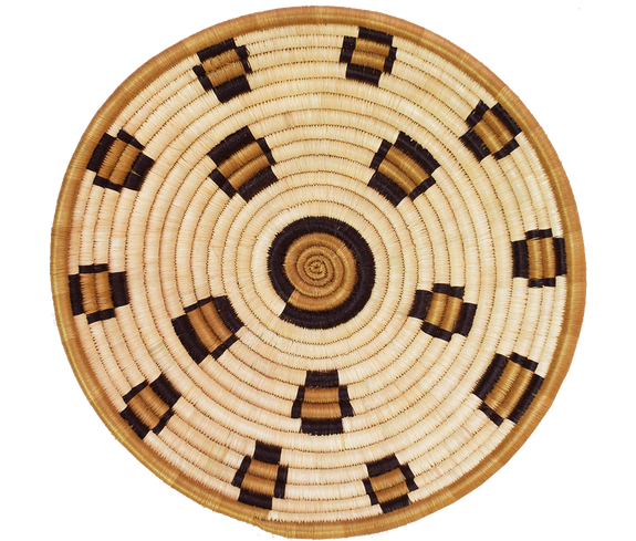 Ethical Leopard Woven Basket - Keentu