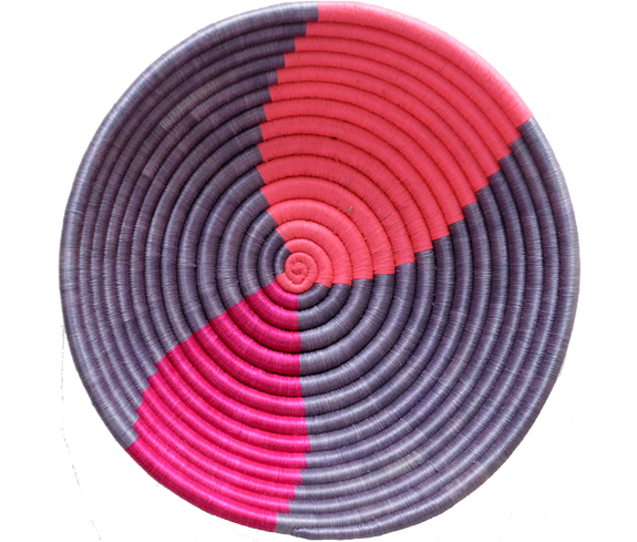 Pink Twist Woven Bowl - Keentu