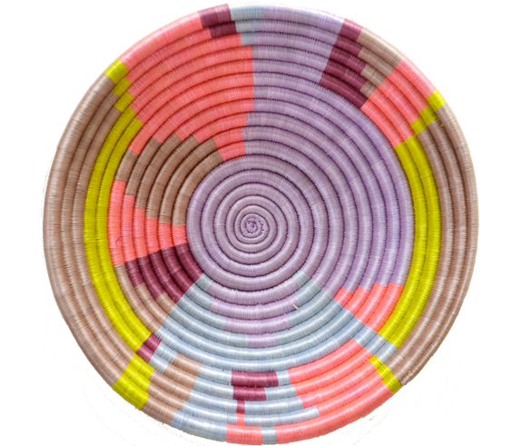 Lavender Neon Woven Bowl - Keentu