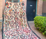 Load image into Gallery viewer, Sustainable Rainbow Symbols Moroccan Rug - Keentu