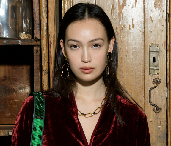 Jewelry Square Stud Sculpture Earring - Keentu