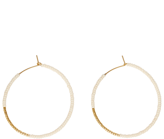 Jewelry Beaded Hoops Earrings Tanzania Handmade Artisan Africa