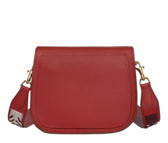 Handbag Beaded Strap Crossbody Bag