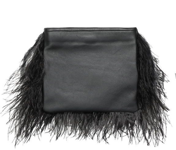 Ostrich Feather Bag Sustainable - KEENTU