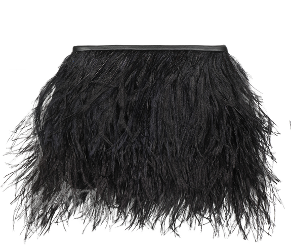 Ostrich Feather Bag Sustainable - KEENTU