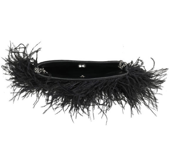 Ostrich Feather Bag Sustainable - KEENTU