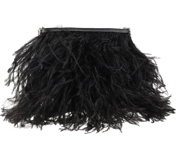 Ostrich Feather Bag Sustainable - KEENTU