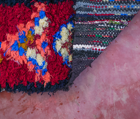 Home Decor Colorful Triangles Moroccan Rug