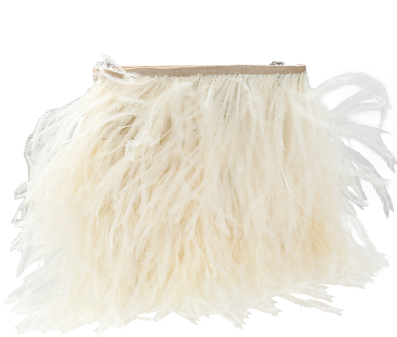 Ostrich Feather Bag Sustainable - KEENTU