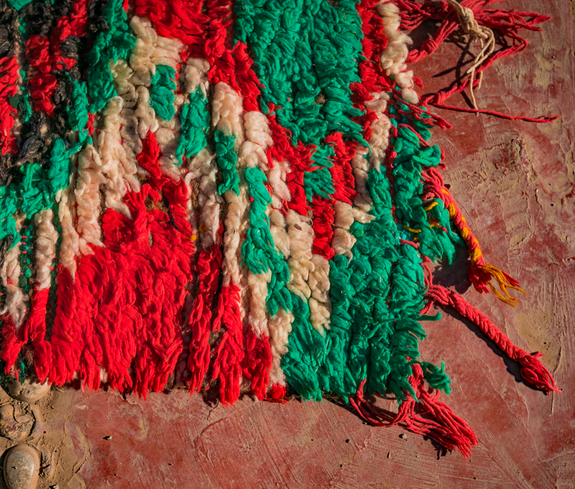 Home Decor Diamonds and Camels Moroccan Rug