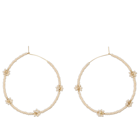 Ethical Flower Hoops - Keentu