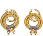 Load image into Gallery viewer, Jewelry Gold Double Hoop Earrings