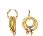 Load image into Gallery viewer, Jewelry Gold Double Hoop Earrings