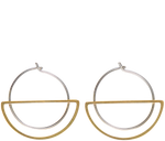 Load image into Gallery viewer, Jewelry Hanging Moon Earrings