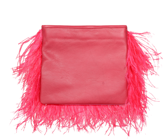 Ostrich Feather Bag Sustainable - KEENTU