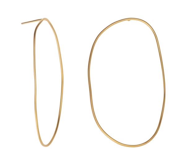 Jewelry Irregular Circle Earrings