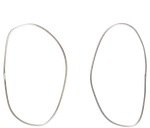 Load image into Gallery viewer, Jewelry Silver Irregular Circle Earrings
