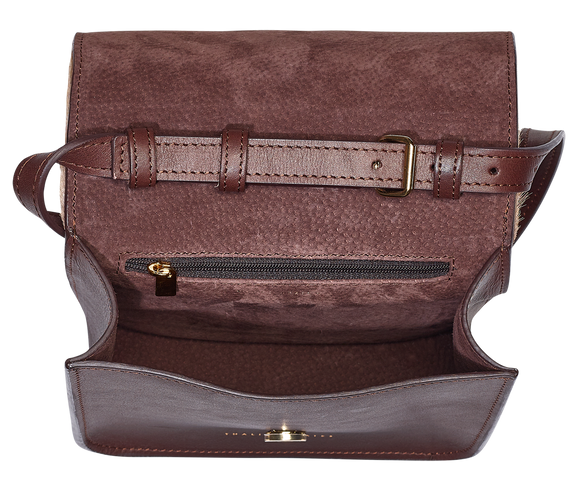 Handbag Brown Mohawk Crossbody Bag