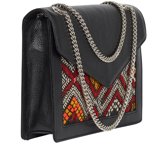 Handbag Moroccan Carpet Panel Bag