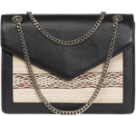 Load image into Gallery viewer, Handbag White Moroccan Carpet Panel Bag