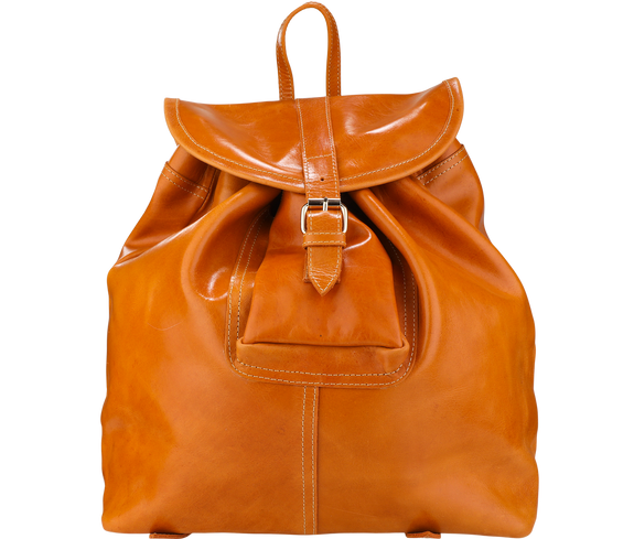 Sustainable Leather Backpack - KEENTU