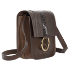 Load image into Gallery viewer, Handbag Coffee Ostrich Shin Crossbody Bag 